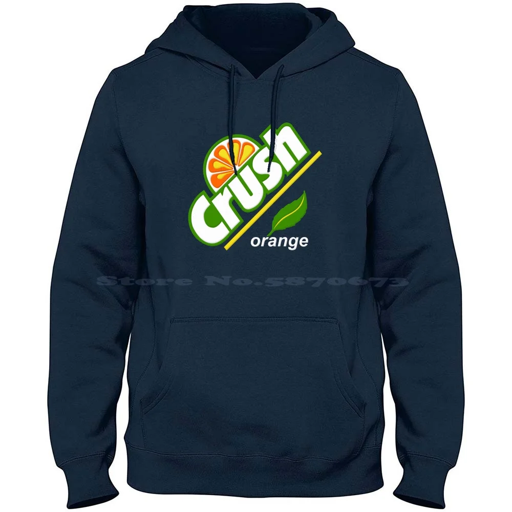 Orange Crush reine Baumwolle Hoodie T-Shirt Orange Crush Softdrink kohlensäure haltiges Keurig Dr. Pfeffer Keurig Green Mountain Orange