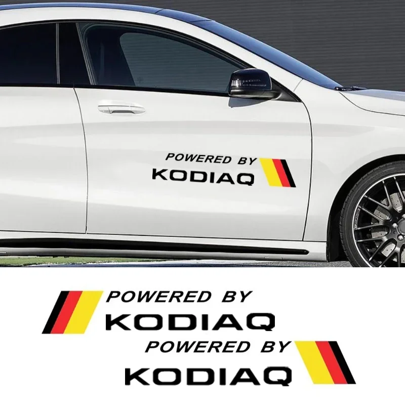 

2pcs 60cm Vinyl Film Modification Car Styling Body Decorative Decal Auto Door Side Sticker Decoration For KODIAQ