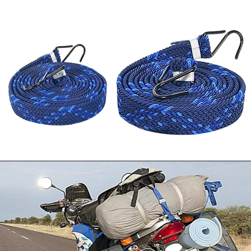 1PCS Extra Long Bungee Strap Ropes 2.5M 4M Length Rubber Strong Elastic Rope For Hand Truck Car Bike Emulsion Elastic Bandage