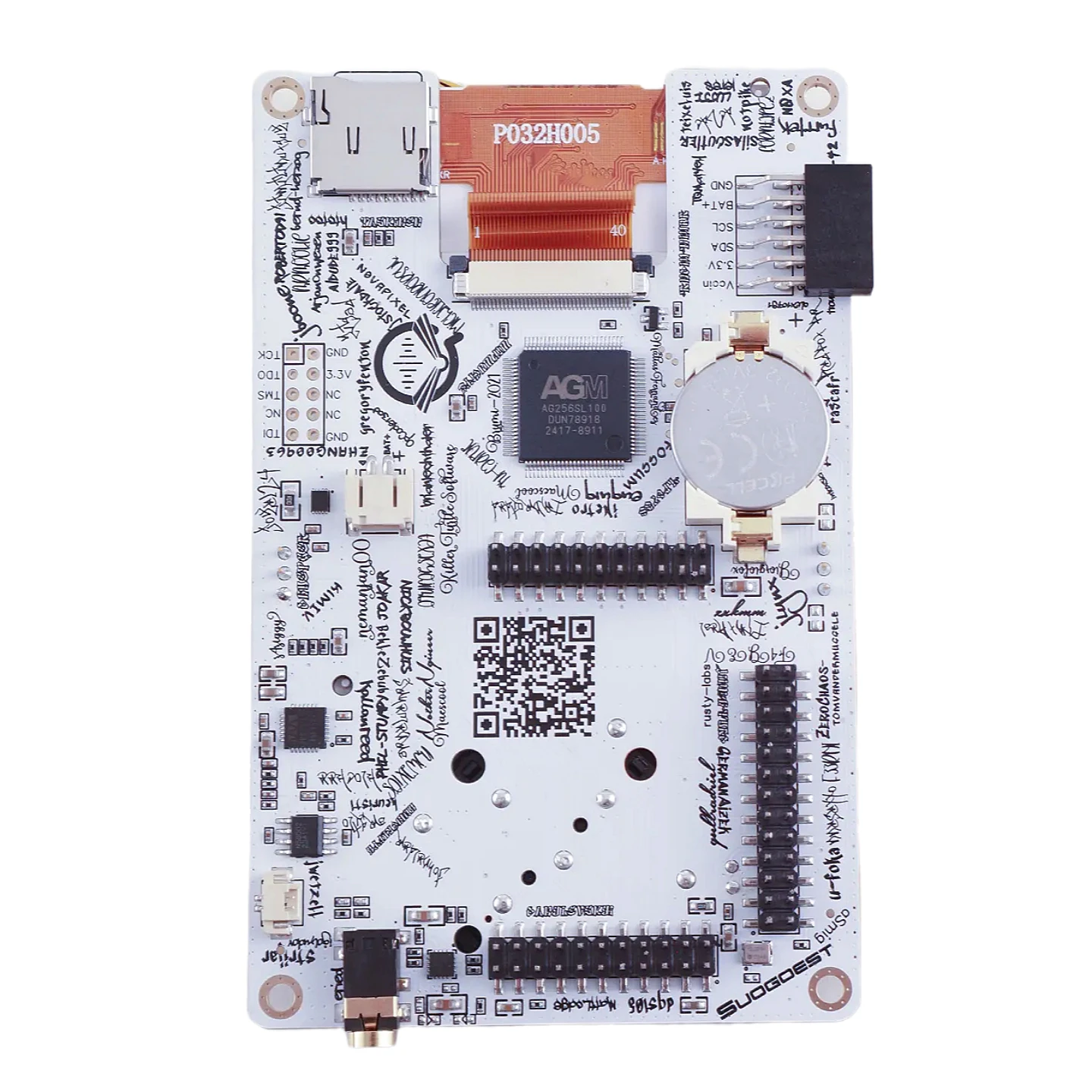 OpenSourceSDRLab Portapack H4M mit transparentem Gehäuse – Detail 2