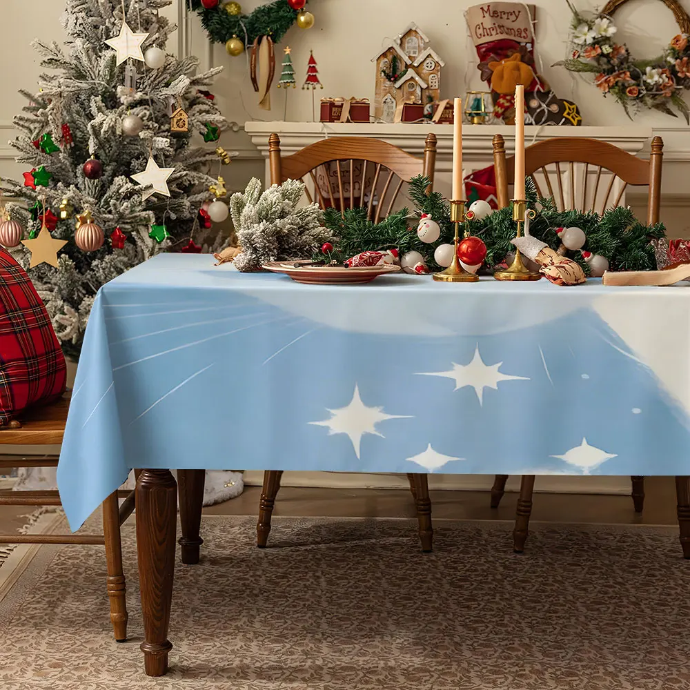 Celestial Beadwork Waterproof table cloth, splash-proof tablecloth, for party, Halloween, Christmas, dining, camping