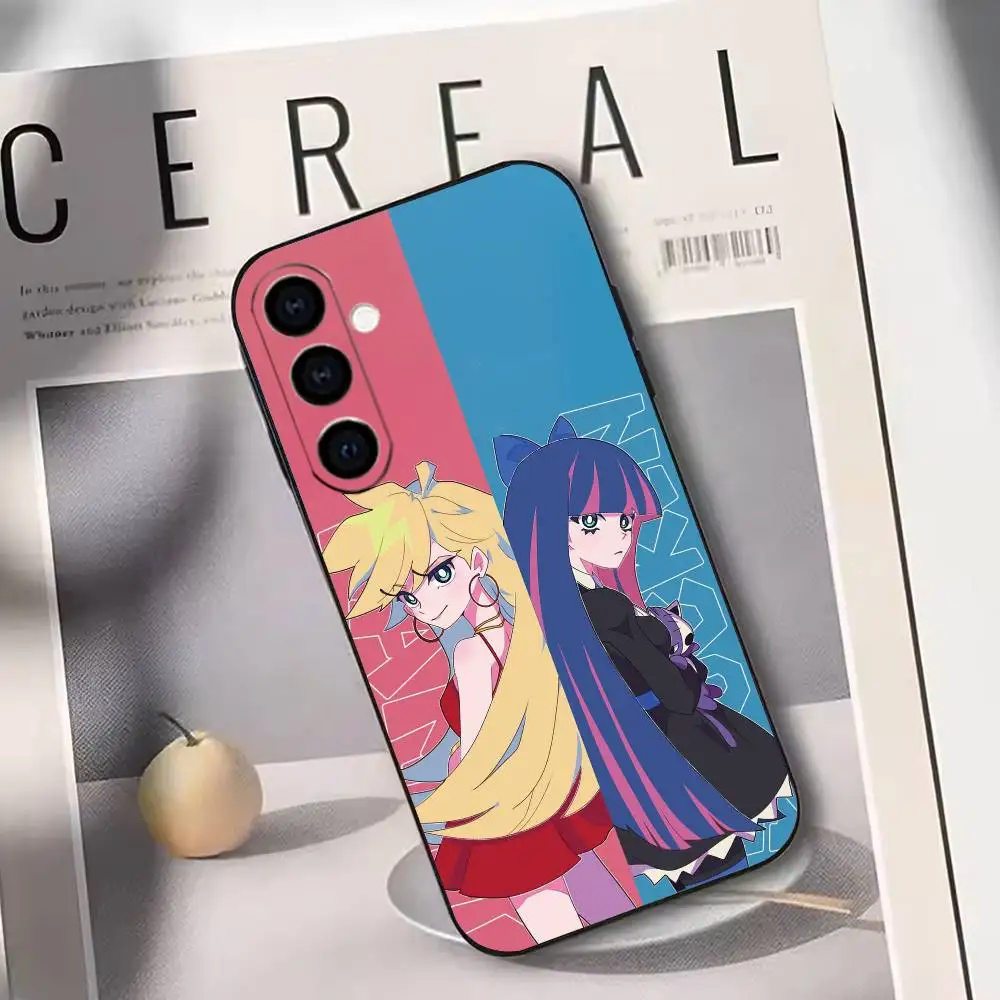 P-Panty Stocking with G-Garterbelt Phone Case For Samsung Galaxy A73,A72,A71,A70,A53,A52,A51,Others Soft Black Cover