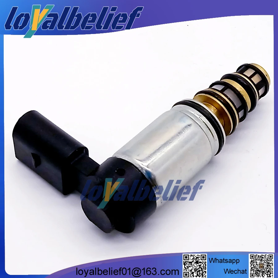 Compresor de aire acondicionado LY-38, válvula solenoide de Control eléctrico para VW, VAG y Volkswagen