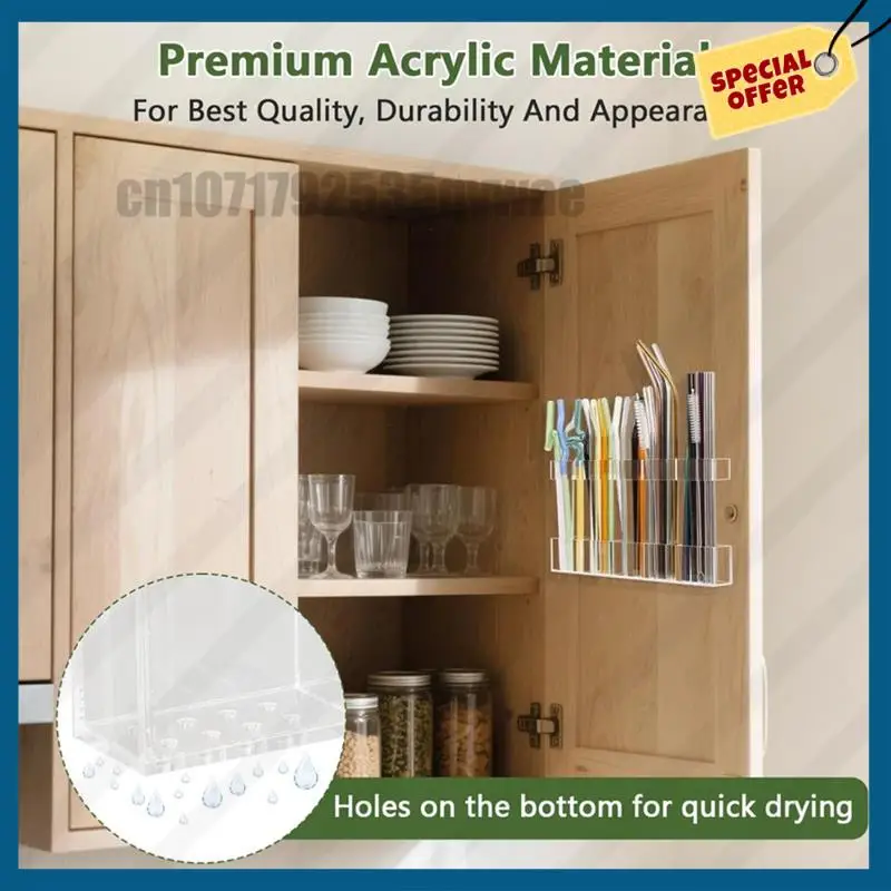 -A89Z حامل القش لخزانة الخزانة حامل القش منظم القش للخزانة