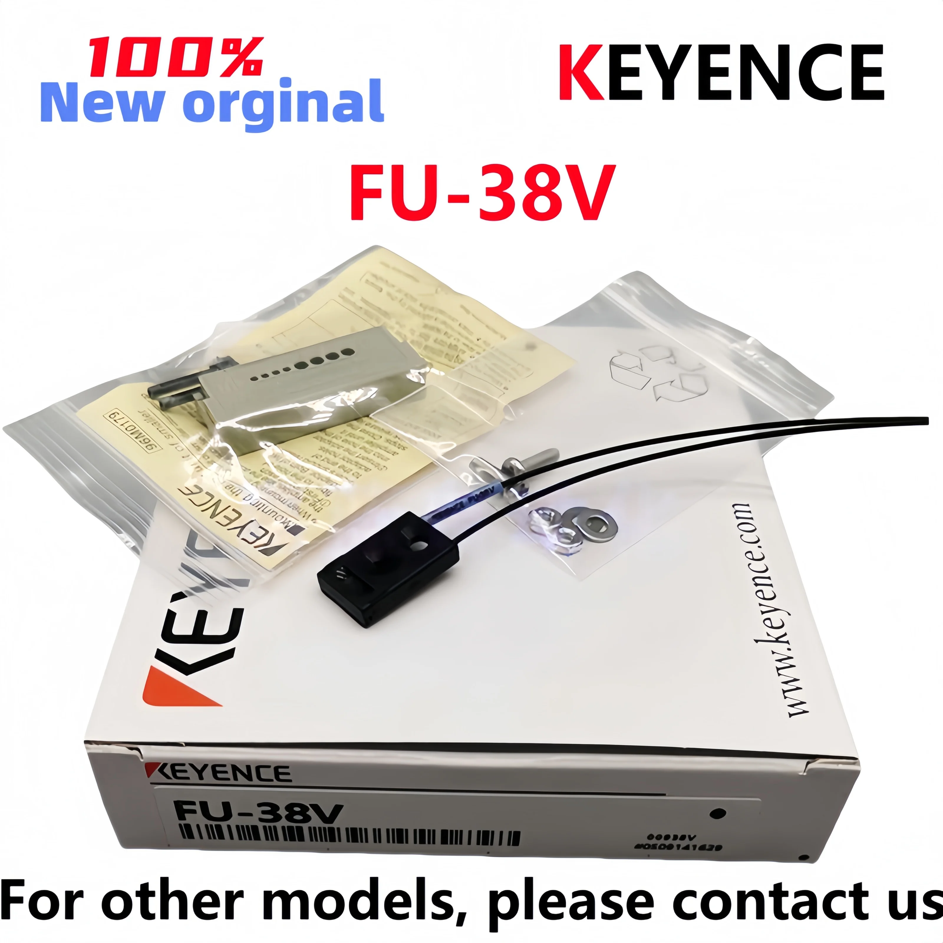 Brand new Original FU-38V KEYENCE Reflection Fiber Optic Sensor