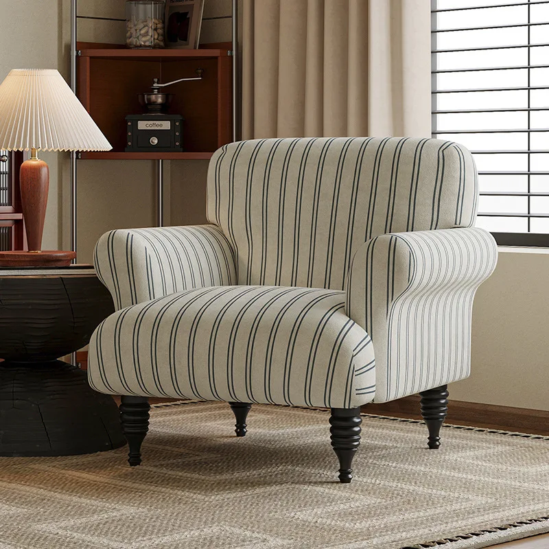 

Французское кресло-софа в стиле ваби-саби, дизайнерское кресло для отдыха, для гостиной, мини-отеля, небольшой квартиры, модель «Тигр»