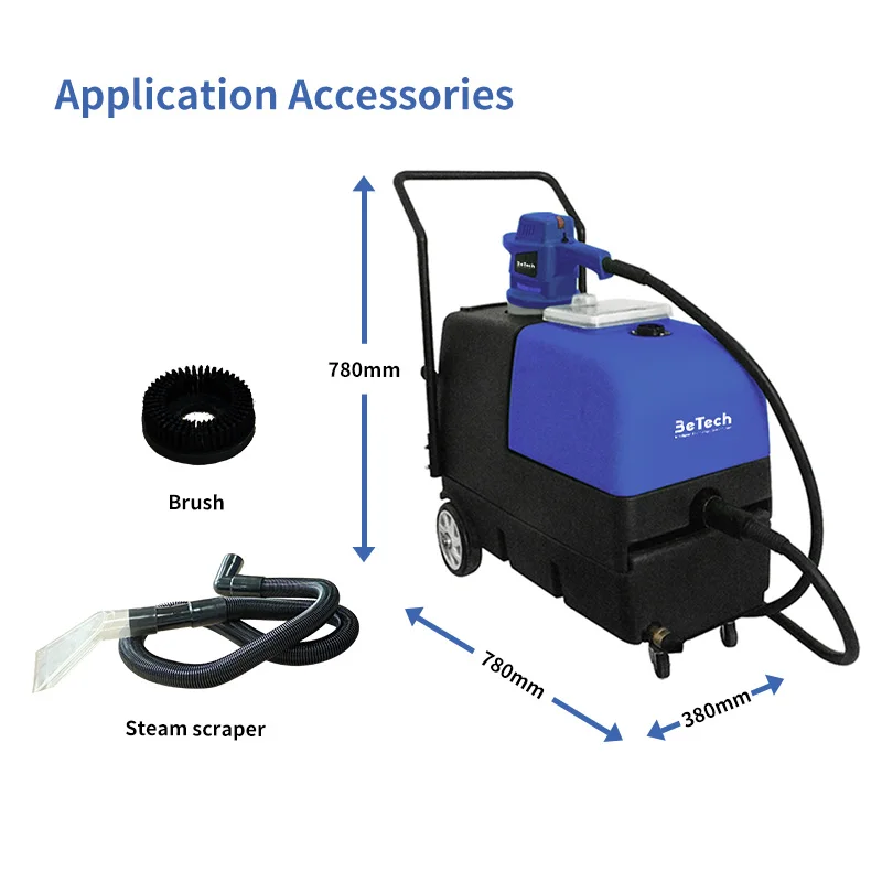 2025Commercial Electric Carpet Curtain Sofa Cleaner High Pressure Dry Wet Vacuum Steam Cleaner with 220V New Condition - Image 5