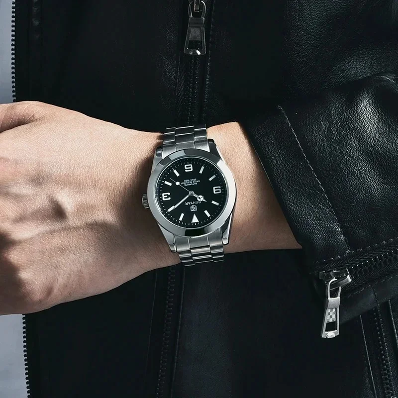 2026 BENYAR BY-5177 Men's Automatic Mechanical Watch, Luxury Business & Sport Wristwatch, 50M Water Resistant, Ideal Gift for Me