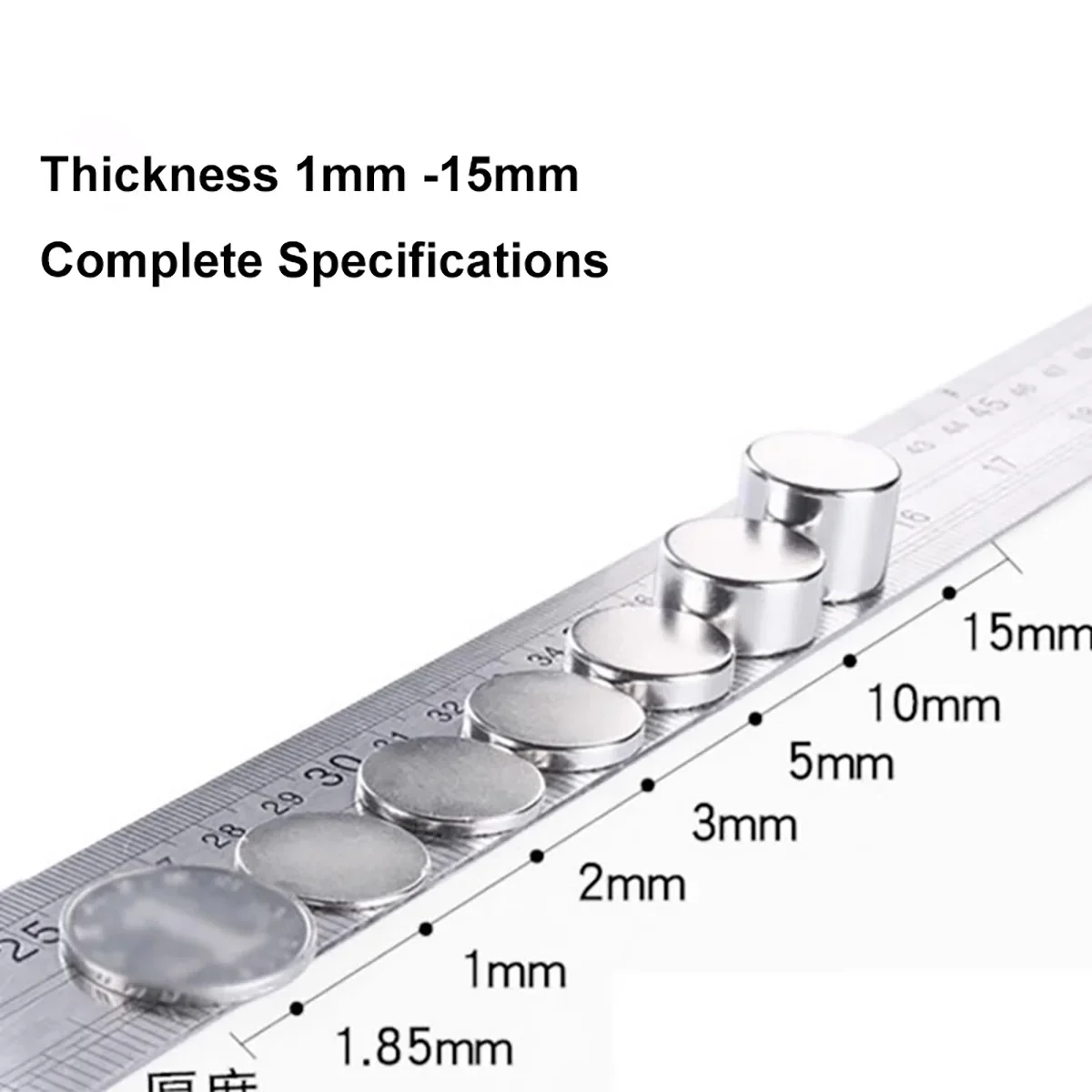 Круглый магнит диаметром 3 мм - 30 мм Толщина 1 мм Неодимовый N35 Постоянный NdFeB Суперсильный мощный магнитный диск imane