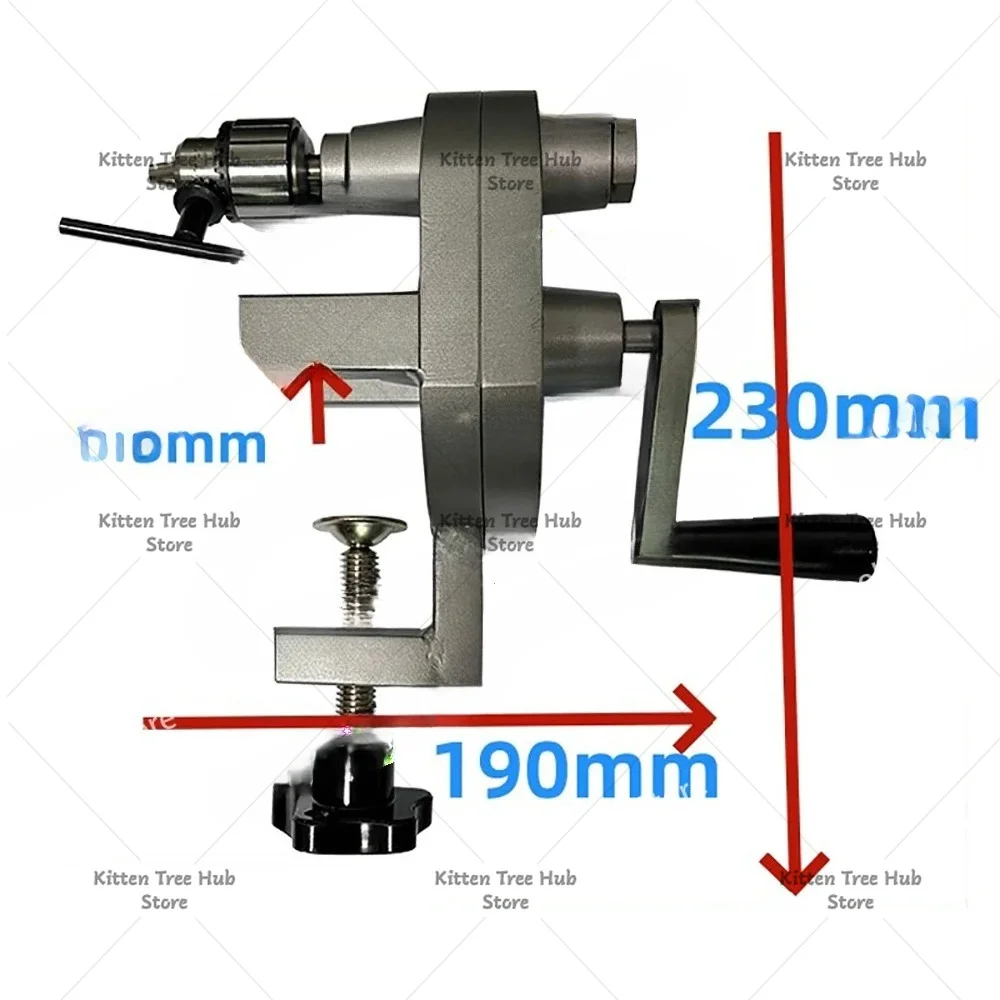Manual Precision Tapping Machine - Mini Hand-Operated Tapping Tool for Metalworking & Thread Repair