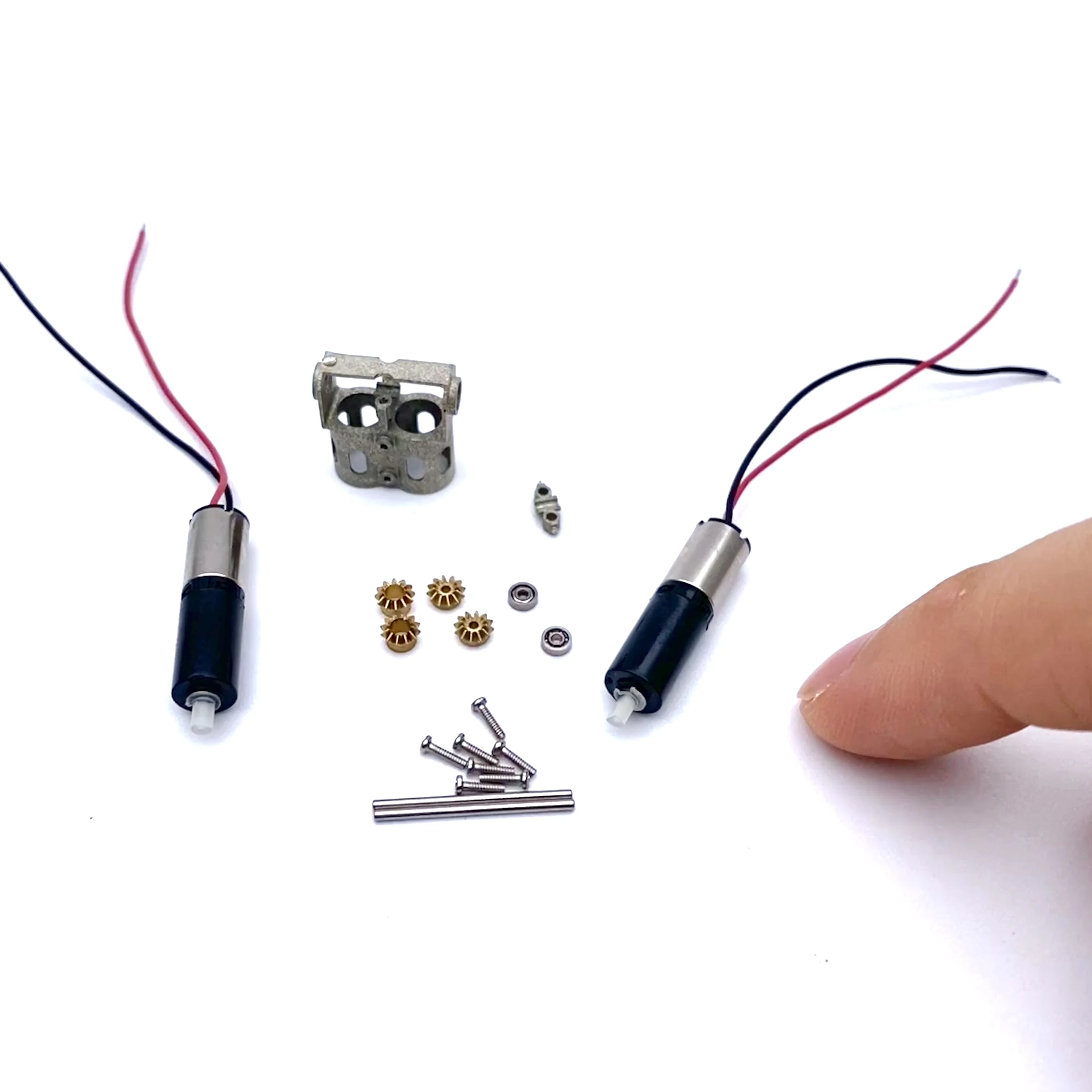 Imagem -04 - Modificação Estática mm Micro Caixa de Onda Dupla Faça Você Mesmo 87 72 Modelo de Veículo Rastreado Motor 42 242 1200rpm