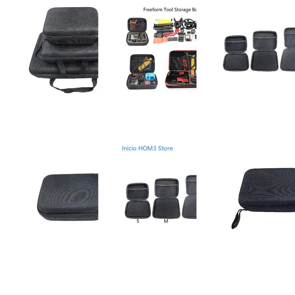 A5YD EVA Hard Case With Customizable Sponge Inserts For DSLR And Accessories