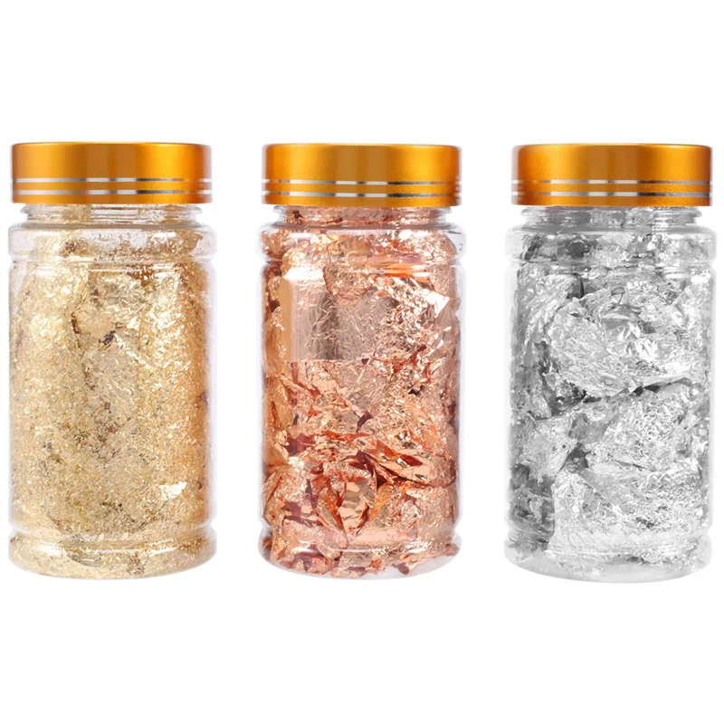Abez flocos de folha de ouro p - Gold Foil Flakes avaliação e preço