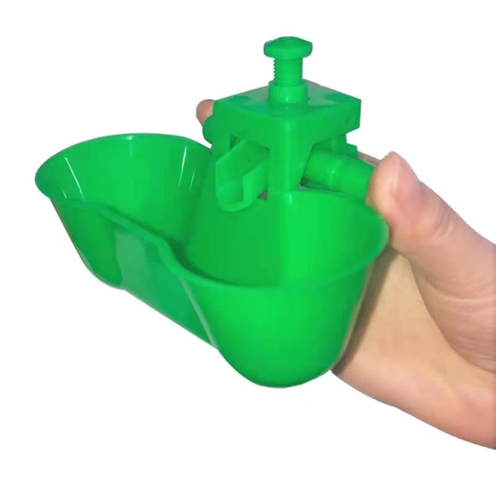 10/20 Stück Hühnertrinknapf, Wasserfütterung für Tauben, Wachteln, automatisches Vogelstall, Trinken, Doppelbecher mit Schrauben, Geflügel-Futterspender – Detail 5