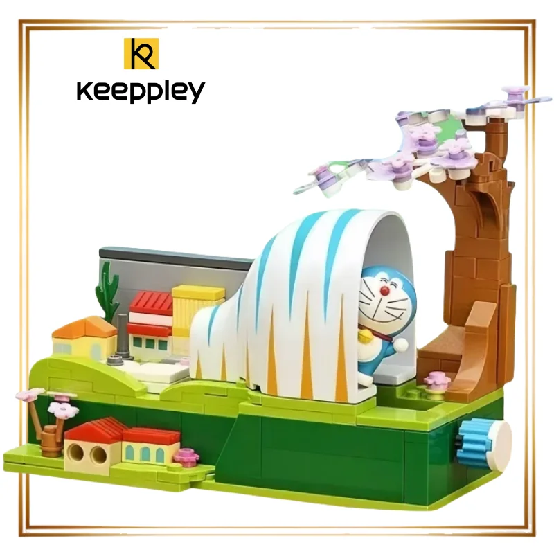 

Keeppley Doraemon Bigger and Smaller Tunnels Educational Assembly Toys Ornamental Decoration Holiday Gifts Anime Peripherals