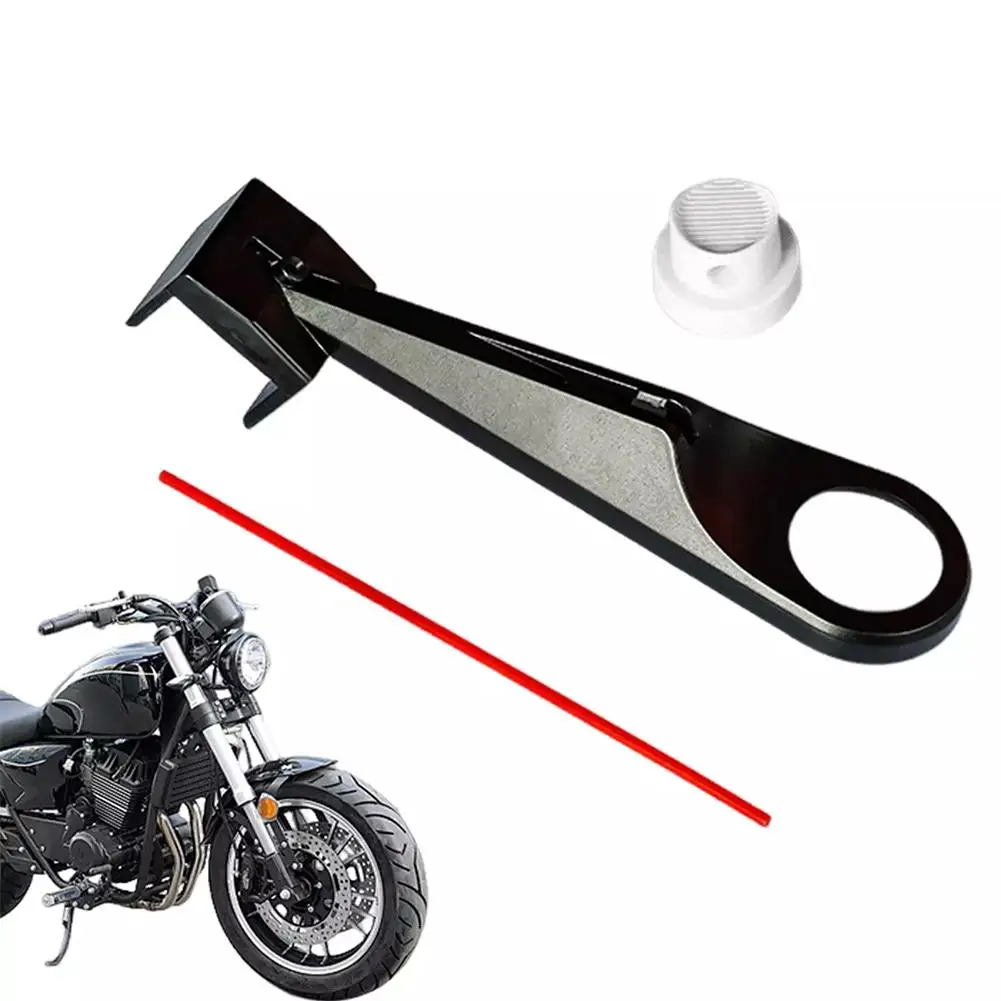 Strumento per oliare il lubrificante per catena del motociclo Catena senza disordine Detergente per cera Applicatore di attacco Posizionatore di lubrificante Supporto per catena Cannuccia E0Z5