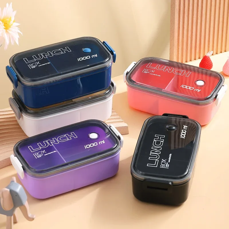 Lunch box preservation box, microwave heat-resistant plastic food, fruit storage and sealing box