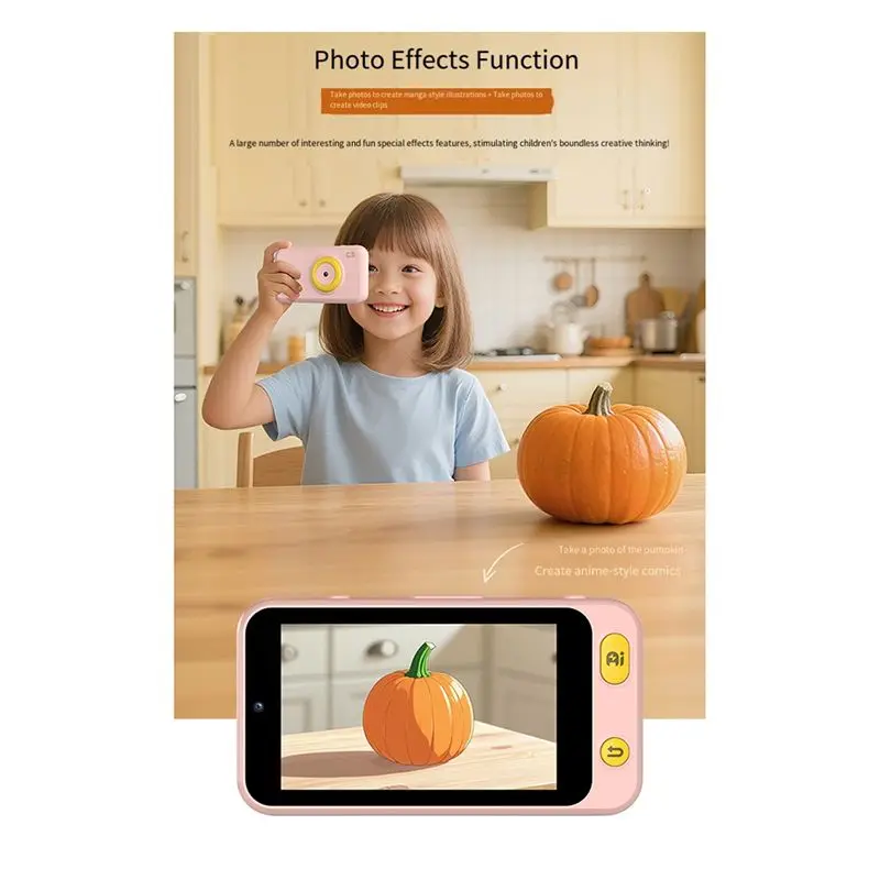 CYGJ-AI Study Camera Toy 13 MP For Children Educational Learning Machine Storytelling Device Artificial Intelligence C