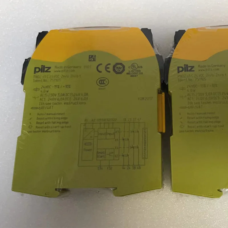 

Совершенно новое оригинальное реле безопасности PILZ 751105 S5 C 24 В постоянного тока 2 N/O 2 N/O, продукт высокого качества