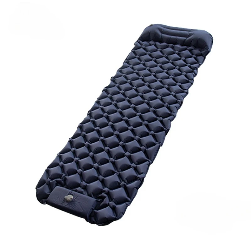 Outdoor Inflatable Mat,Foot Stepping Inflatable Sleeping Mat, Mountain Camping Mat, Moisture-proof Mat, Automatic Inflatable Bed