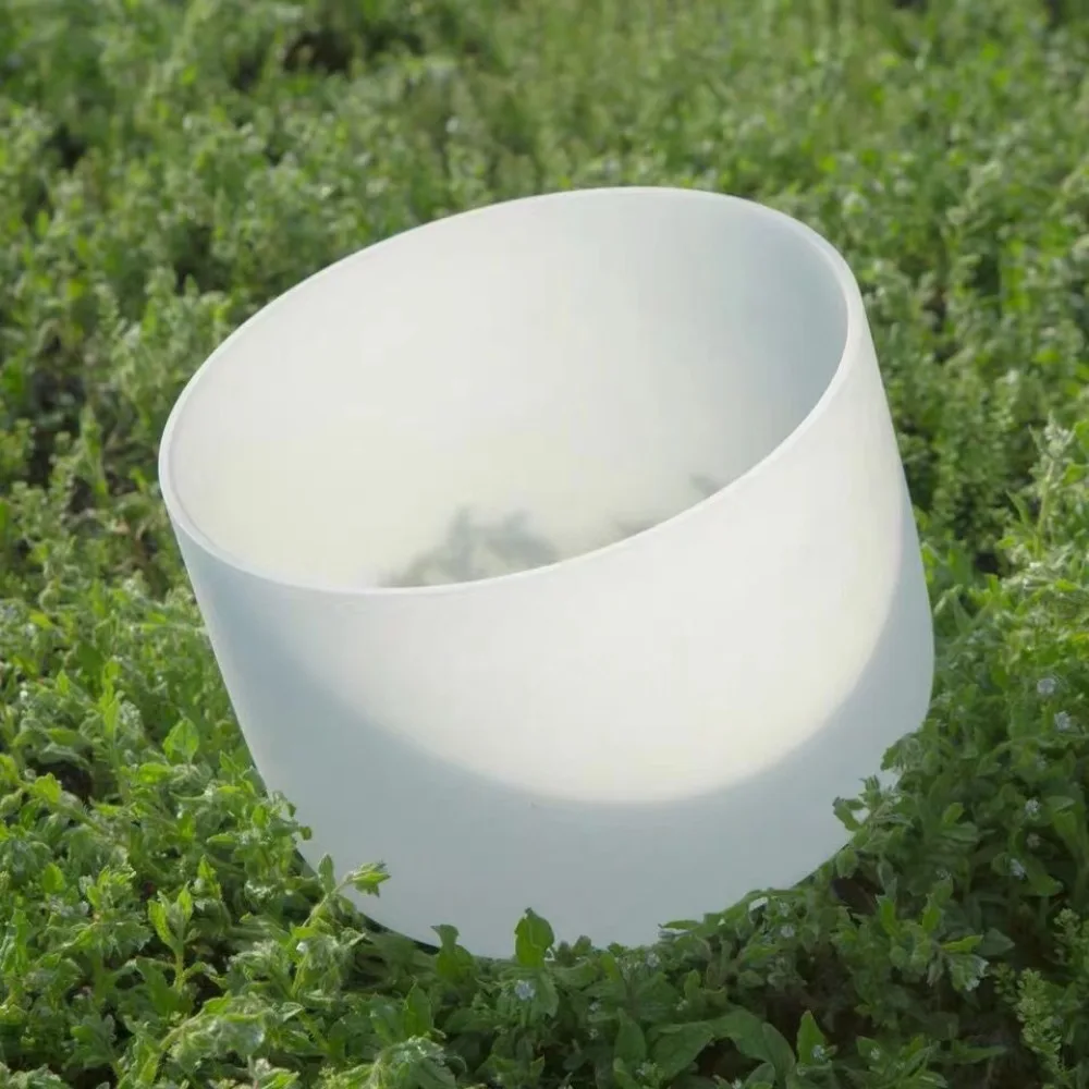Crystal Singing Bowl for Yoga Meditação, Sound Healing, Quartz Buddhist, Acessórios Profissionais para Instrumentos Musicais