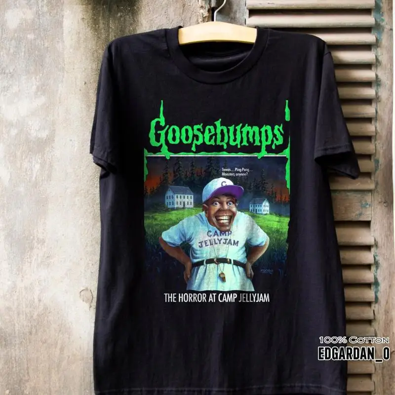 تي شيرت Goosebumps The Horror At Camp Jellyjam Halloween مقاس S 5Xl