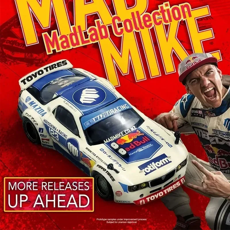 

PreSale INNO 1:64 MAZDA RX7 FD3S PANDEM ROCKET BUNNY 001 MADBUL MADLAB Diecast Diorama Car Model Collection Miniature Toys