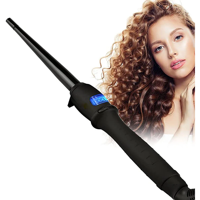 Professional Wavy Rotating Curlers 19Mm 25Mm Magic Curling Iron Lcd Display Ceramic Electric Hair Curler Irons Styling Tools