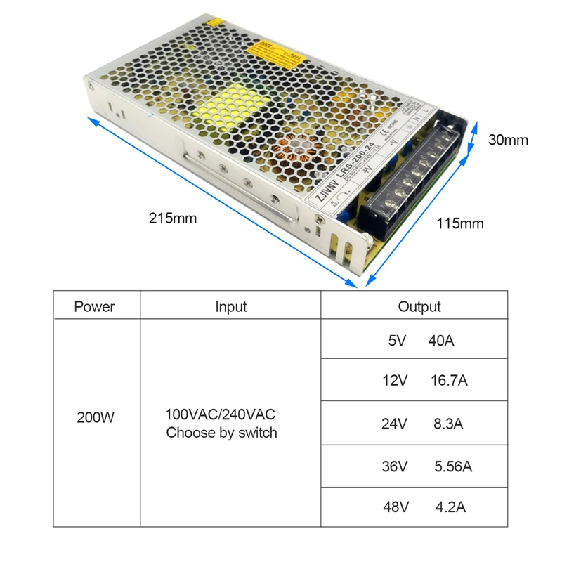 مصدر طاقة من سلسلة LRS ، مخرج فردي ، من من من من من نوع W ، من من من من من نوع W ، من خلال التبديل ، من من من من من من من من من من من من من من من من من من من من من من من من من من من من من نوع us #6