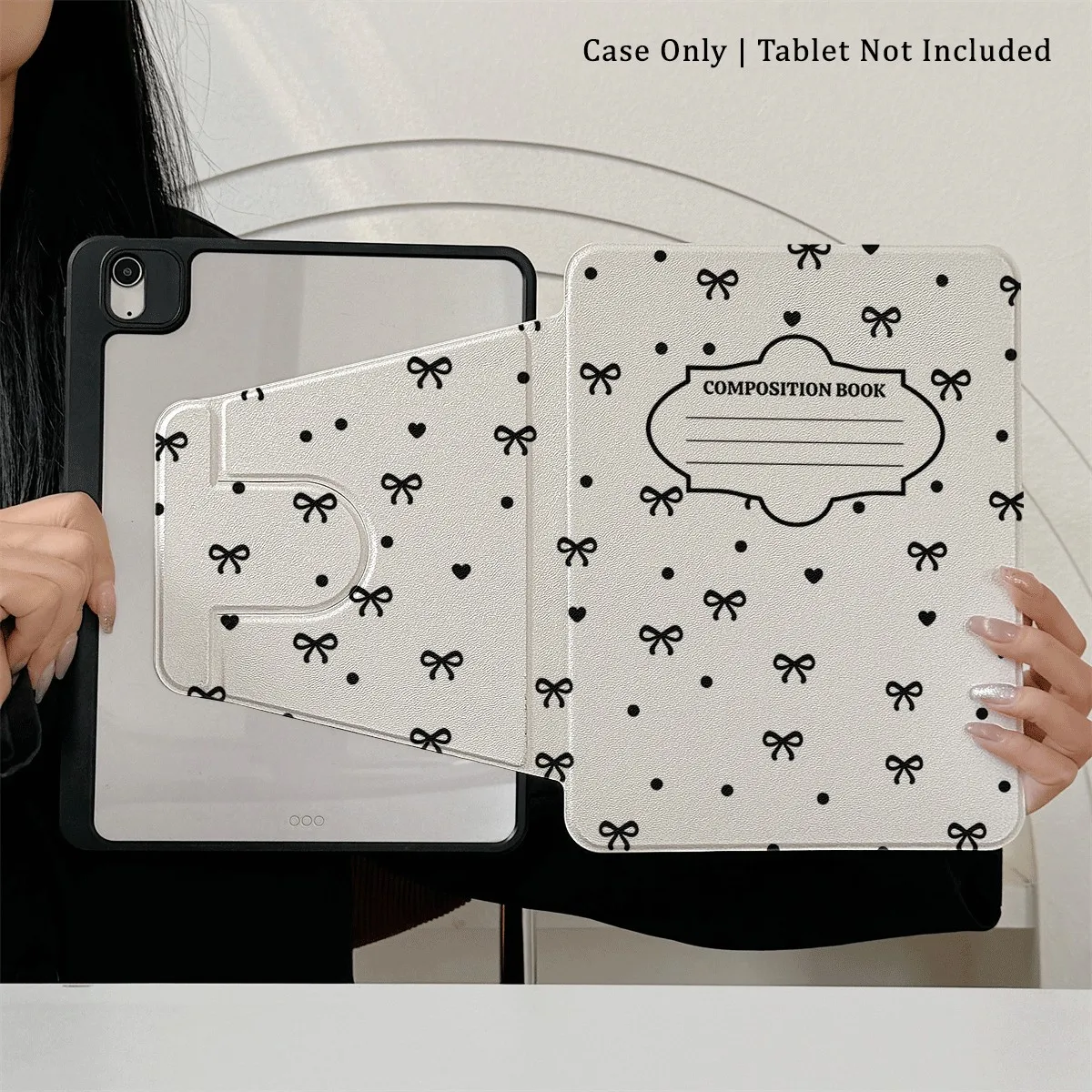 

360 ° Вращающийся складной чехол для легкой защиты вашей подушечки: совместим с iPad Air 6, Air 5,4,10,2024, air m3/a16 2025