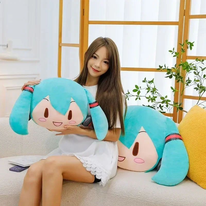 82CM Super big size Kawaii Cute Hatsune Miku Anime Character Toy Cartoon Anime Home Decor Girl Children Holiday Gift Toy