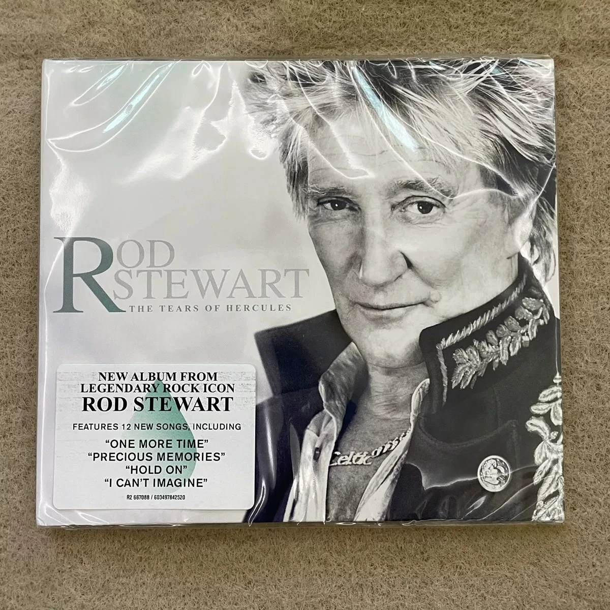 In Stock Rod Stewart The Tears of Hercules CD, Adult Contemporary Pop Rock Album, Brand New Sealed 2021 Studio Record view 3