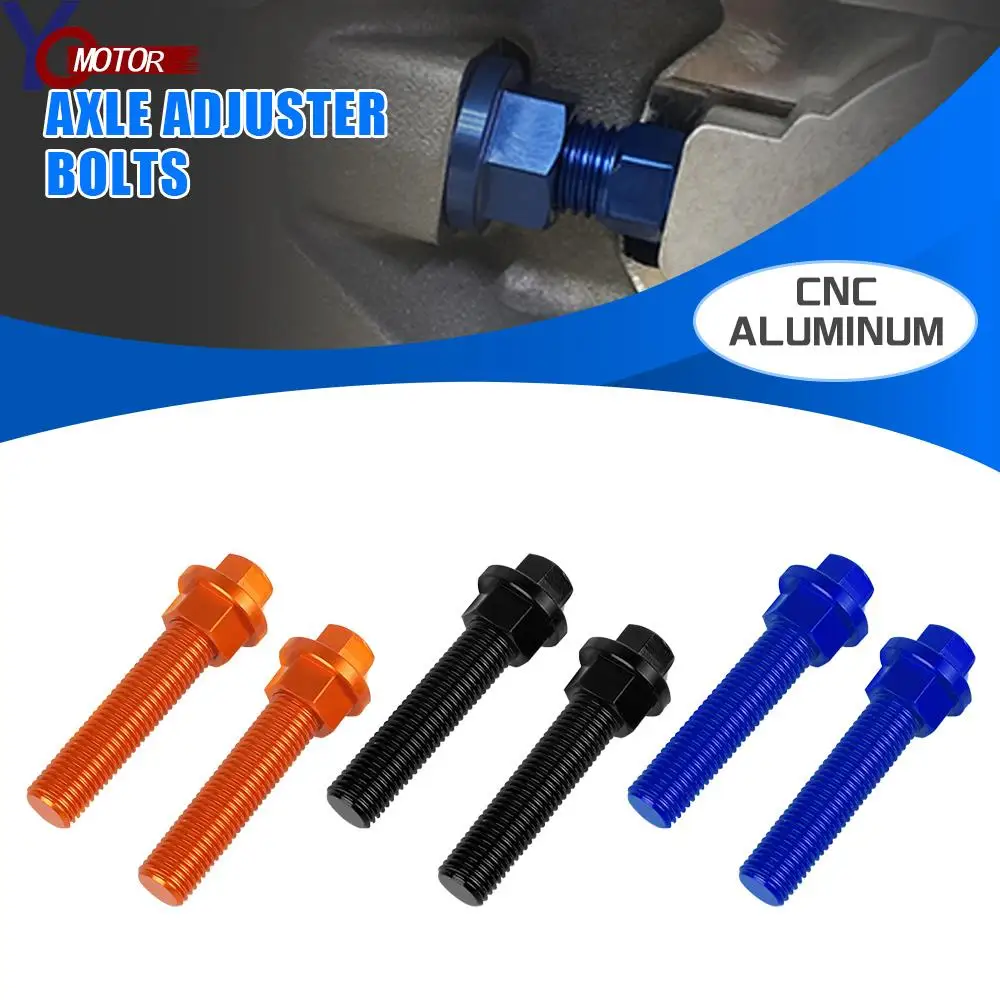 

For 1290 SUPER ADVENTURE/R/S/T 2015-2021 790 Adventure R 2019 2020 2021 Motorcycle CNC Rear Axle Block Chain Adjuster Bolt Screw