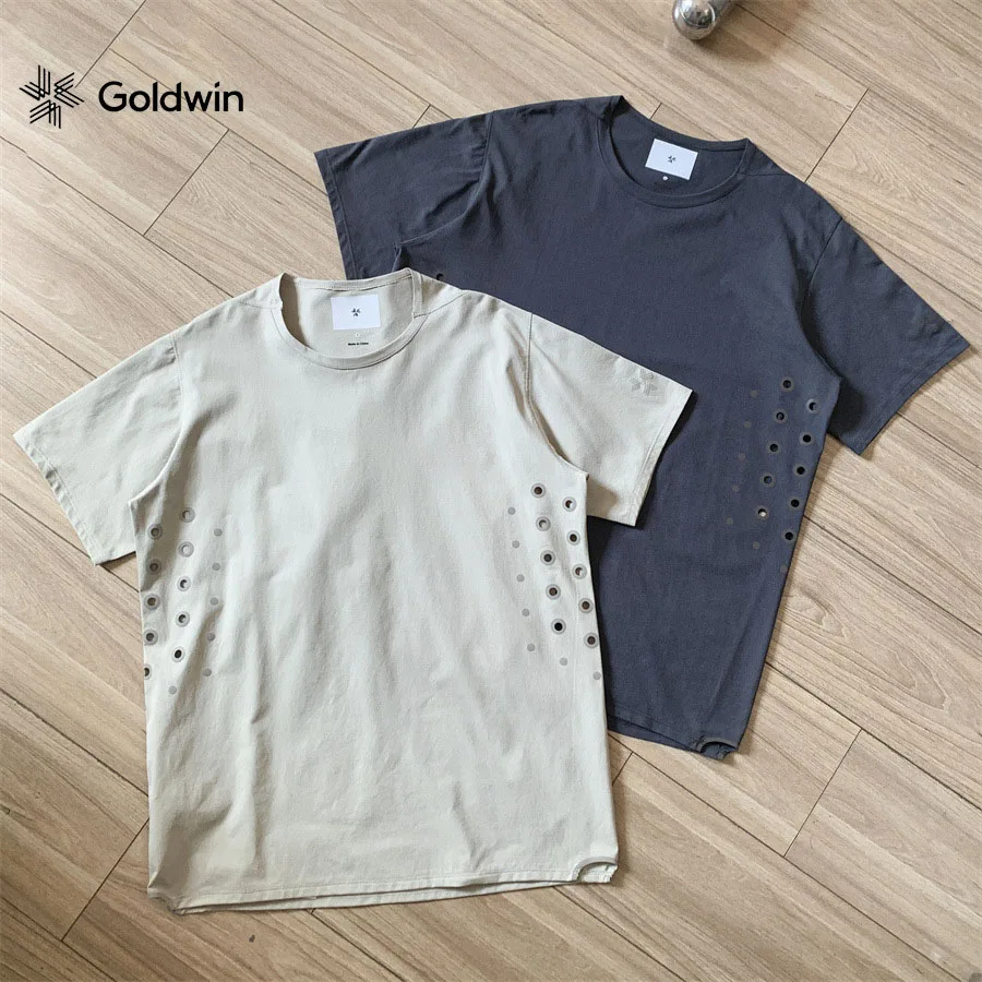 GOLDWIN 0 Series Mens Womens Breathable Perforated Tee Quick Drying 3M Reflective Trail Run Hike Outdoor Japan Design