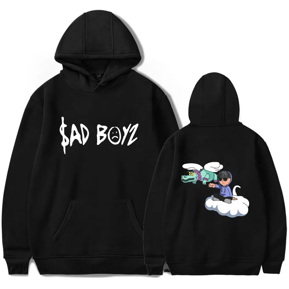 2024 Junior H Merch $ad Boyz Mania Tour Hooded  Drawstring Pocket Sweatshirt Men Women Pullover Hooded Streetwear