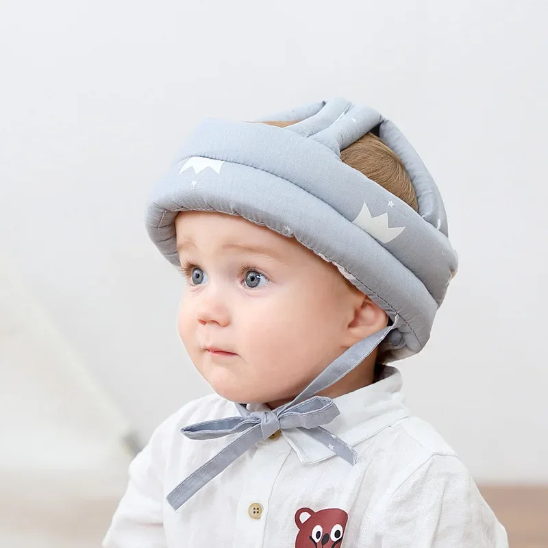 Baby Toddler Cap Anti-collision Protective Hat Baby Safety Helmet Soft Comfortable Head Security&Protection Adjustable