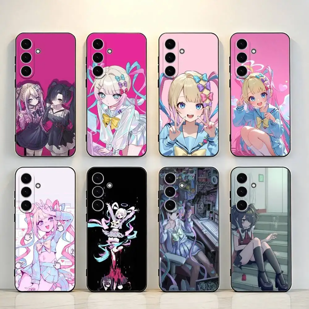 

Needy S-Streamer O-Overload G-Game Phone Case For Samsung Galaxy A73,A72,A71,A70,A53,A52,A51，Black Shell ll