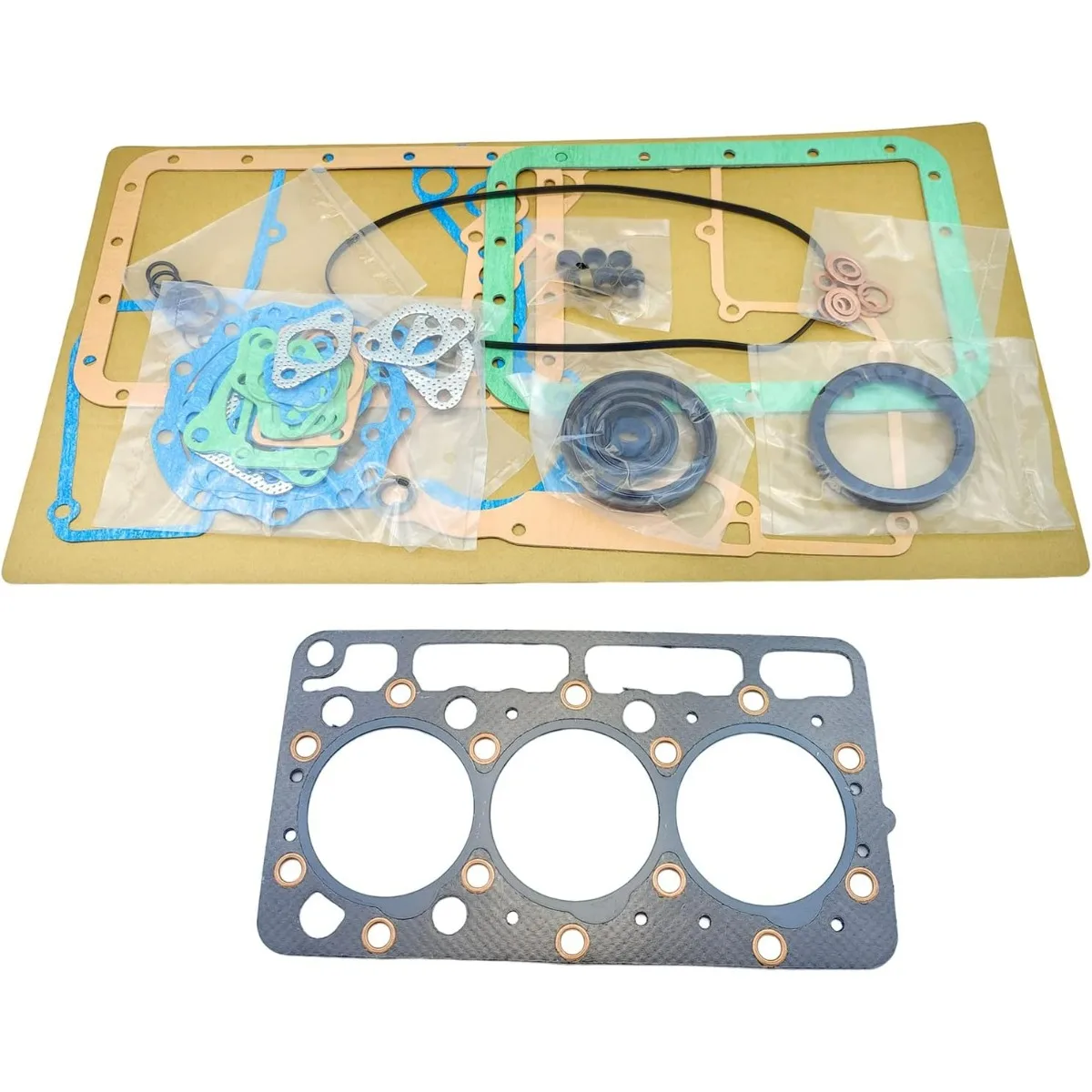 

D850 Full Head Gasket Set Kit for Kubota D850 D850BH D850-5B Engine B1550D B1550E B6200D B6200E KH35 Skid Loader T83S Tractor