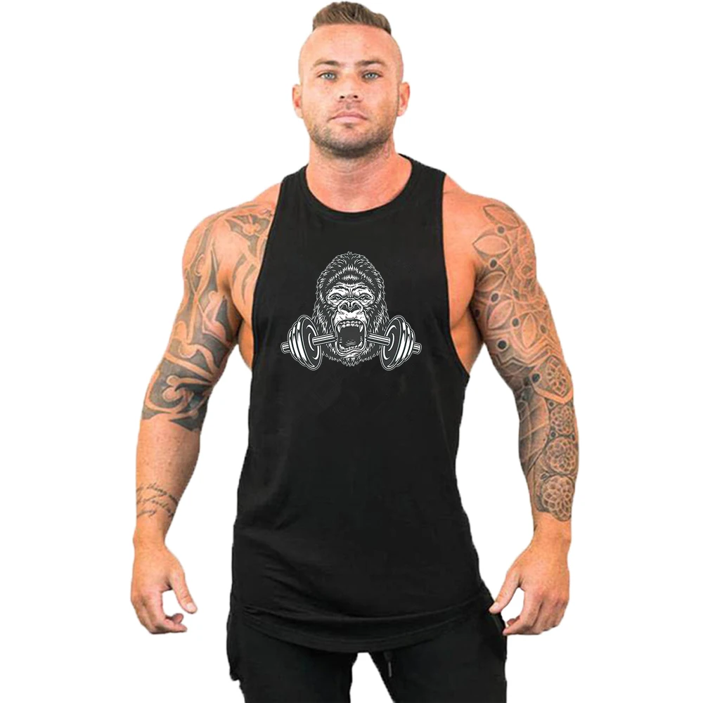 

Summer Tank Top Mens Gym Fitness Training Clothing Quick Dry Silm Fit Bodybuilding Sleeveless Shirts Men Fashion Basketball Vest