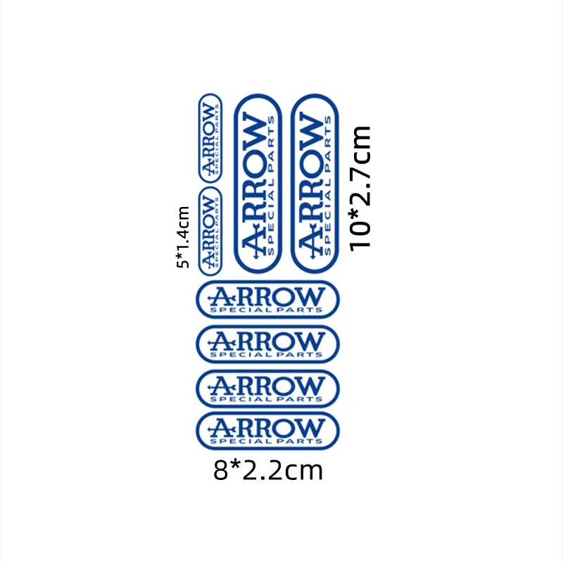 오토바이 수리 스티커, 오토바이 자동차 장식 배기 파이프, 반사 방수 데칼, 화살에 적합