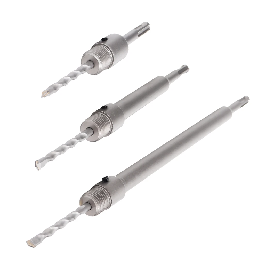 1 قطعة 30-150 مللي متر الحفر تاج ل جدار الخرسانة ثقب المنشار SDS زائد المطرقة مثقاب مجموعة مع رمح مستدير الاسمنت قطع الحجر أداة #2