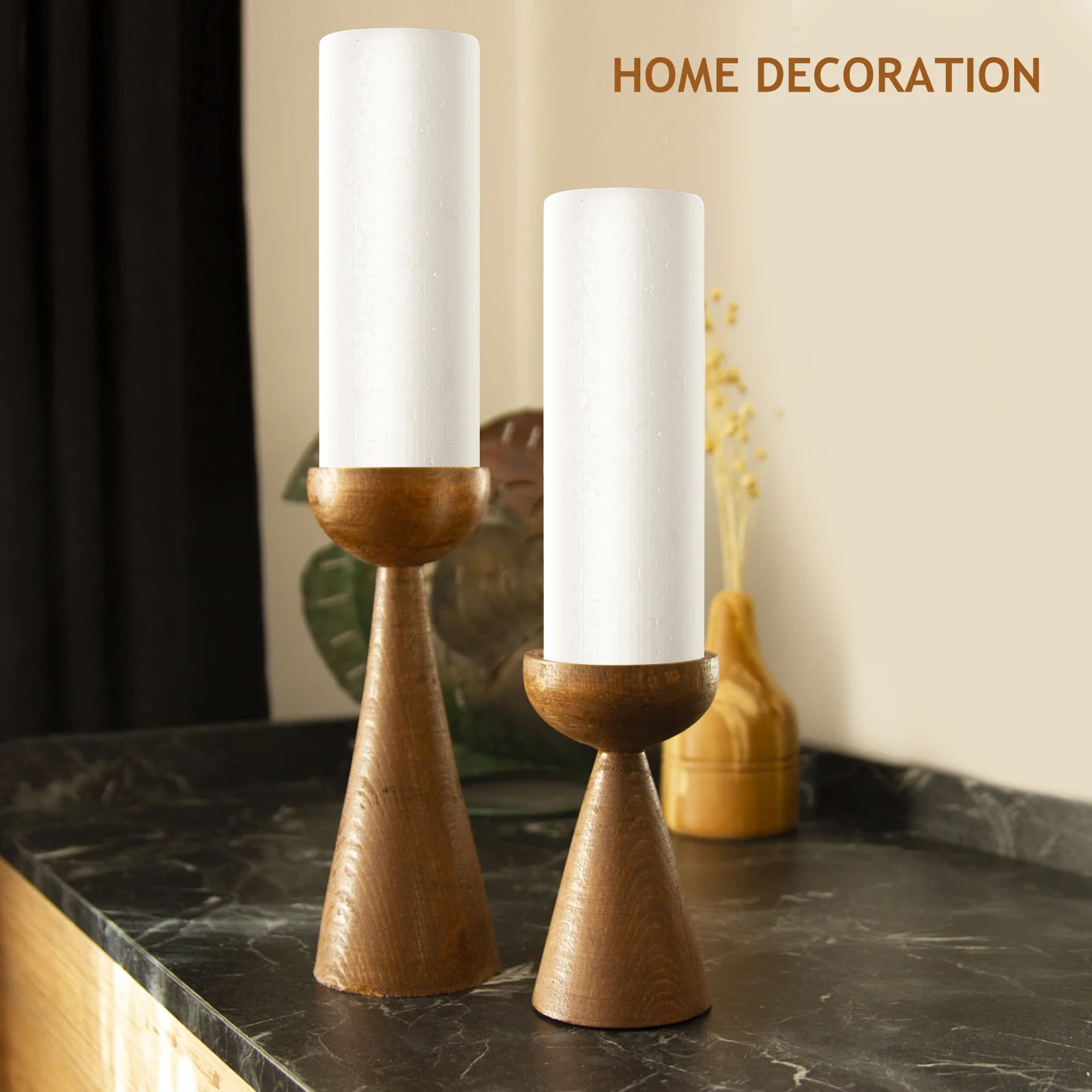 6 Pcs Dining Table Foam Cylinder Child Blank Ornaments Decorative Foams Christmas Decoration