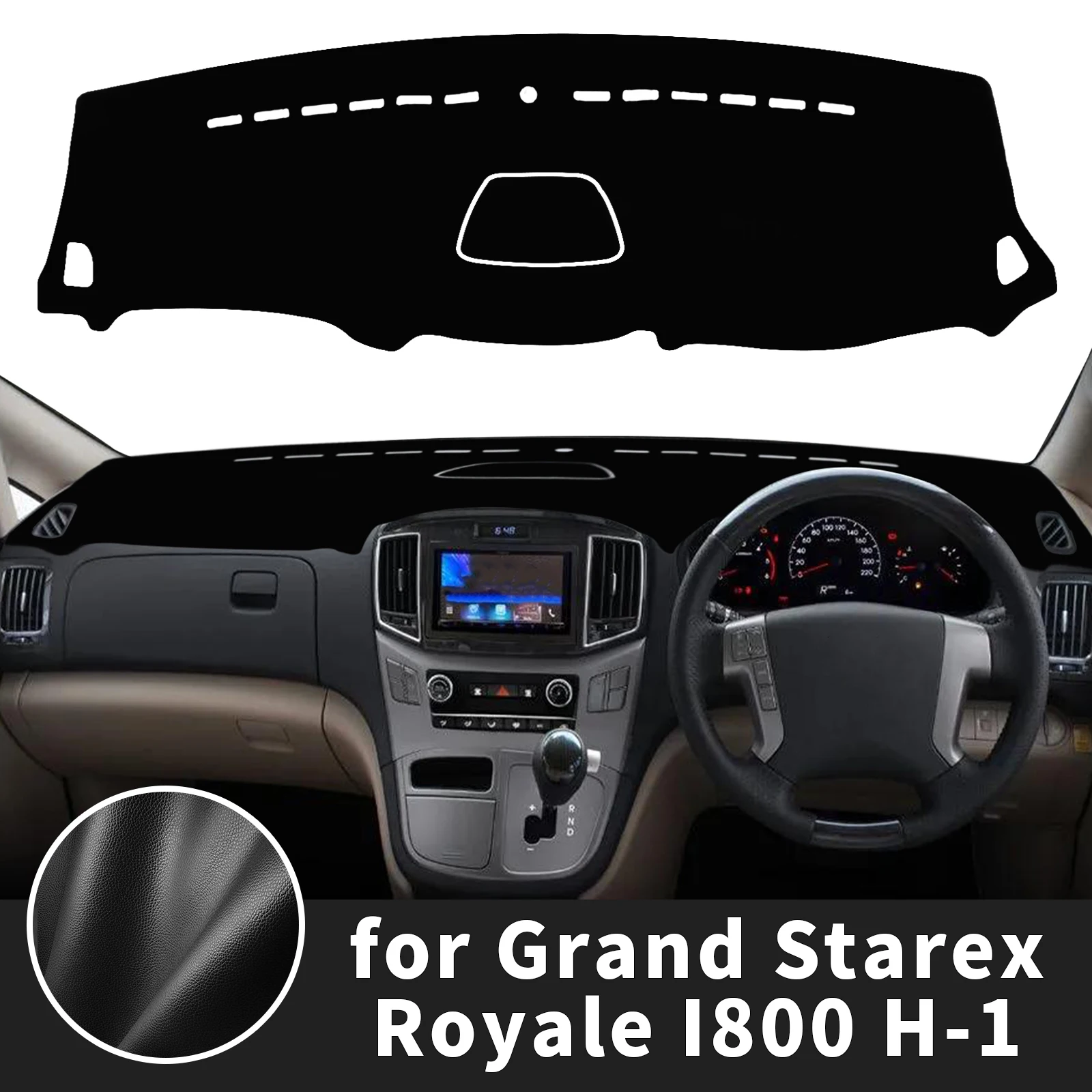 

Чехол для приборной панели Hyundai Grand Starex Royale I800 H-1 H300 2007-2019 ​ ​ Защитный коврик для приборной панели от солнца