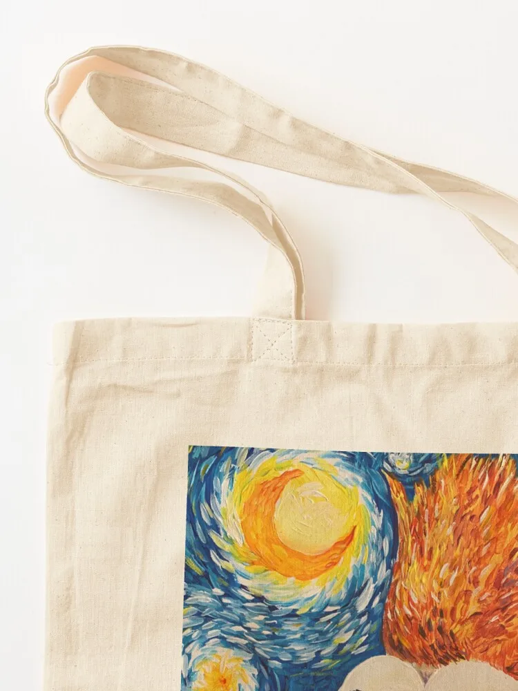 Starry Meep Tote Bag Beach bag custom canvas bag Women's tote Gift