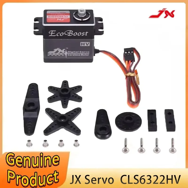 High Quality JX Servo CLS6322HV 21KG Torque 180 Degree High Voltage Metal Gear Coreless Digital Servo for RC Helicopter RC Car