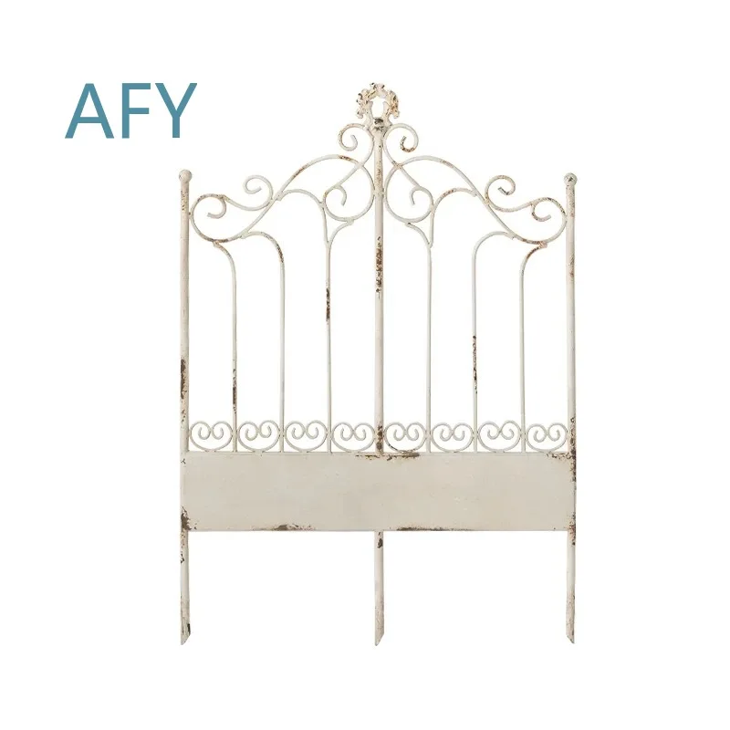 White Vintage Iron Vine Climbing Frame Flower Support Yard Fence for Outdoor Garden Decor for Trellis for Plants for Roses