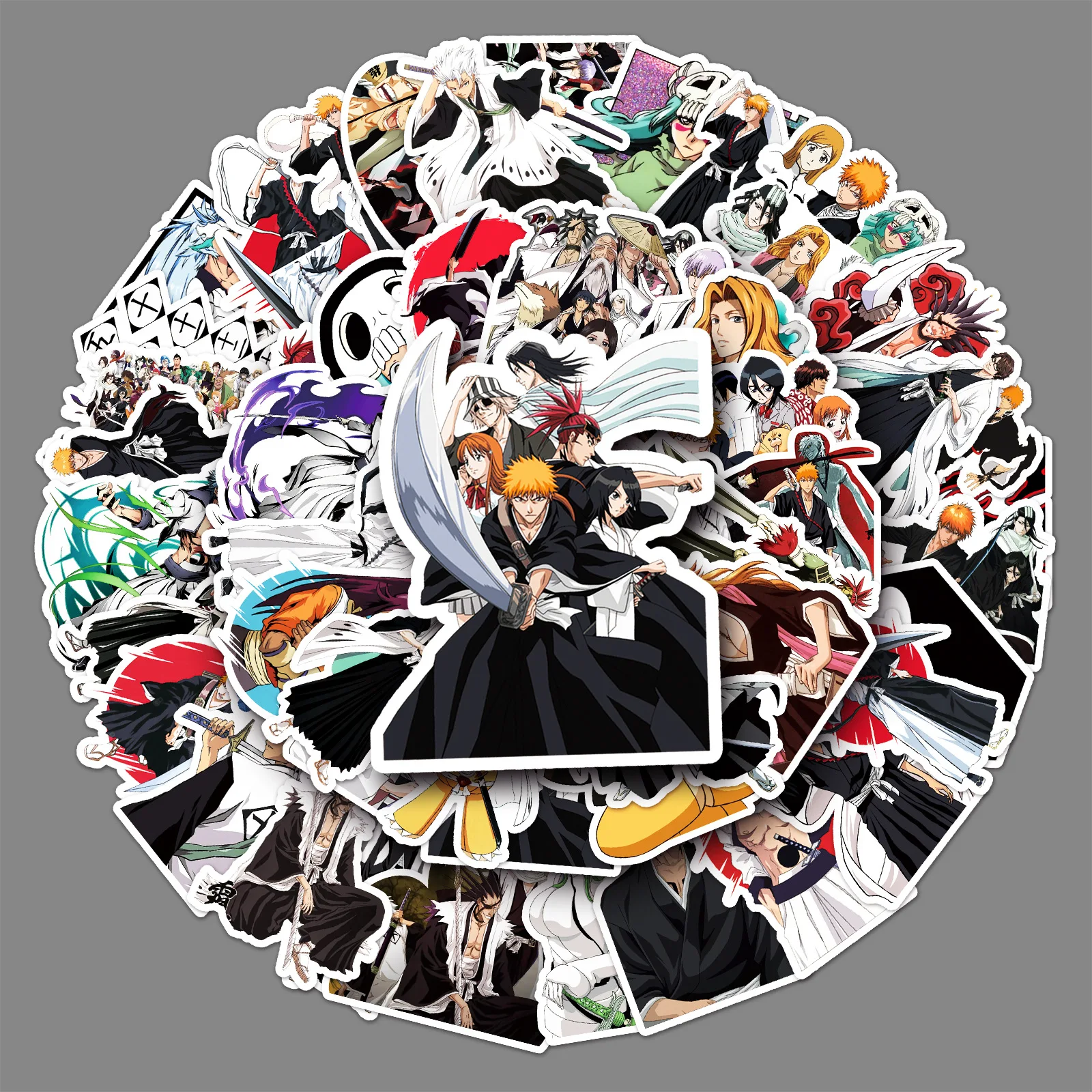 50 Stuks Anime Bleekmiddel Serie Graffiti Stickers Geschikt Voor Laptop Helmen Desktop Decoratie Diy Stickers Speelgoed Groothandel