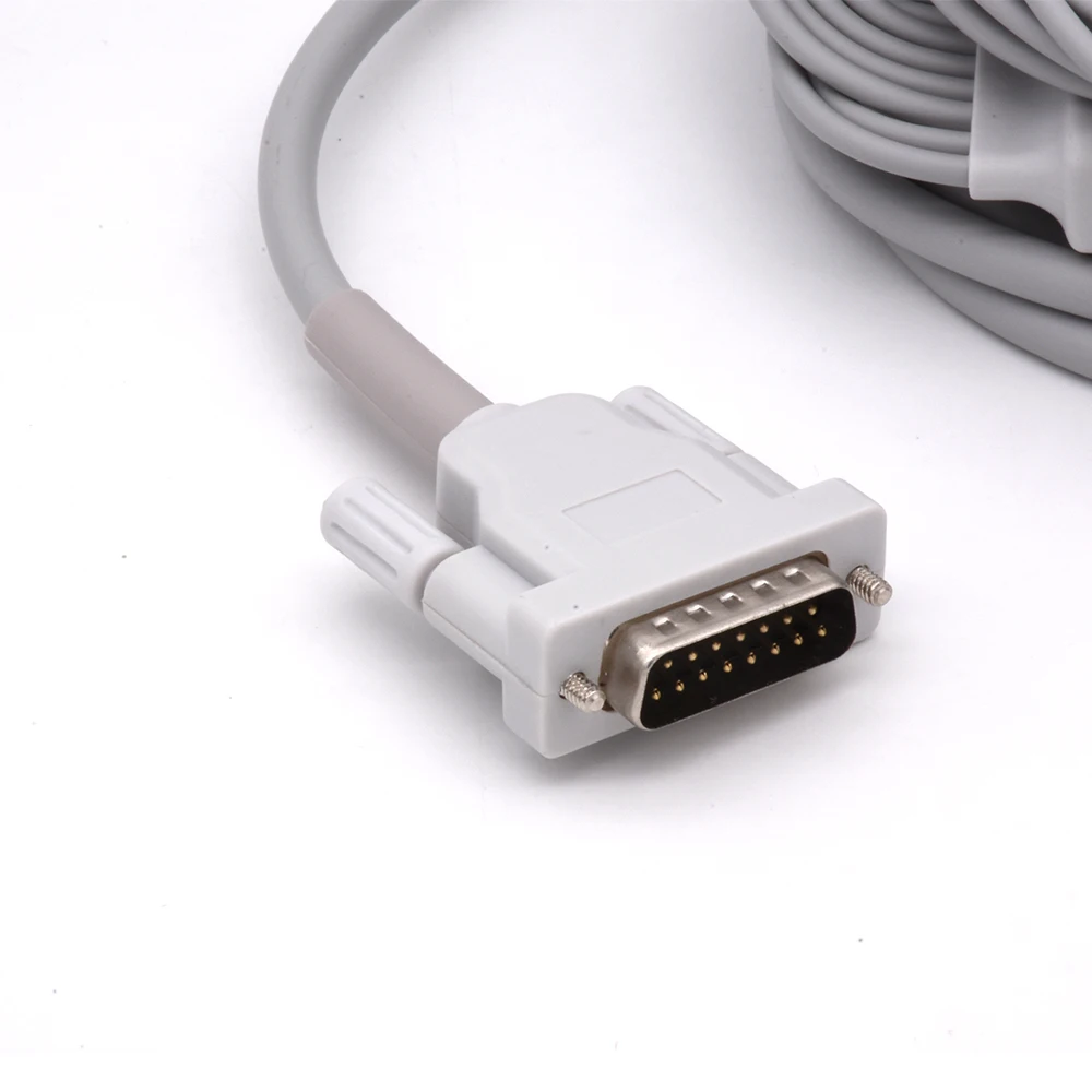 Phiillips Compatible Direct-Connect EKG Cable - M3703C IEC/Banana 4.0 Connector