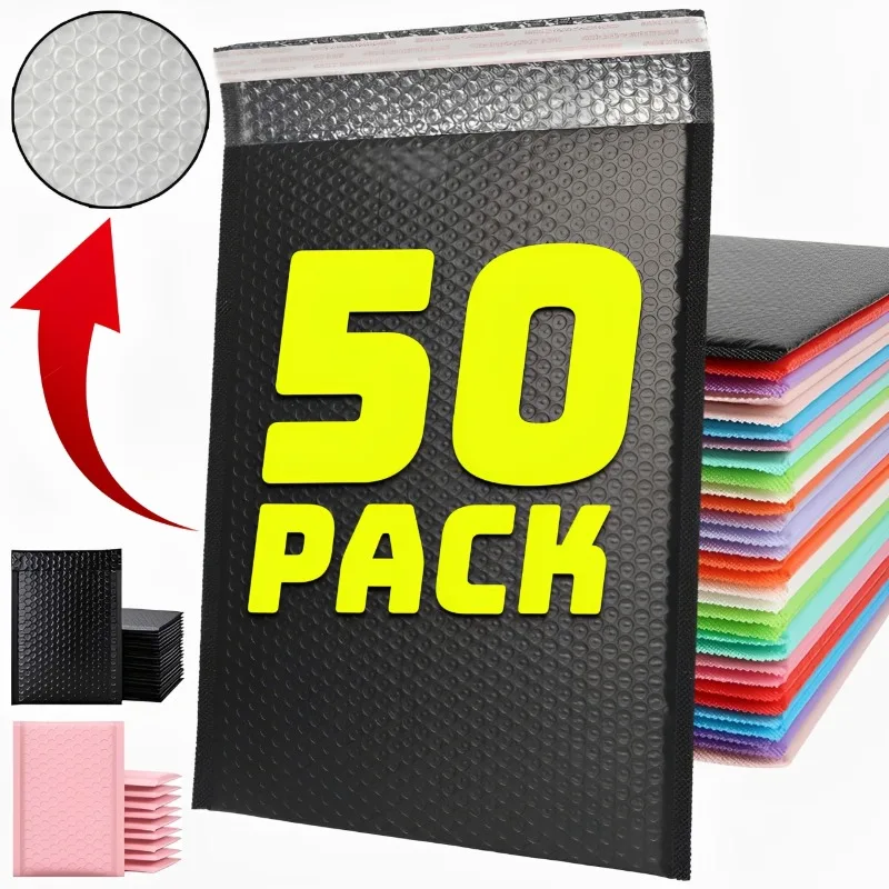 Wholesale Multi Colors Bubble Envelopes Bag Foam Shipping Bags Waterproof Mailers Self Seal Packing Pouch Storage Organizer