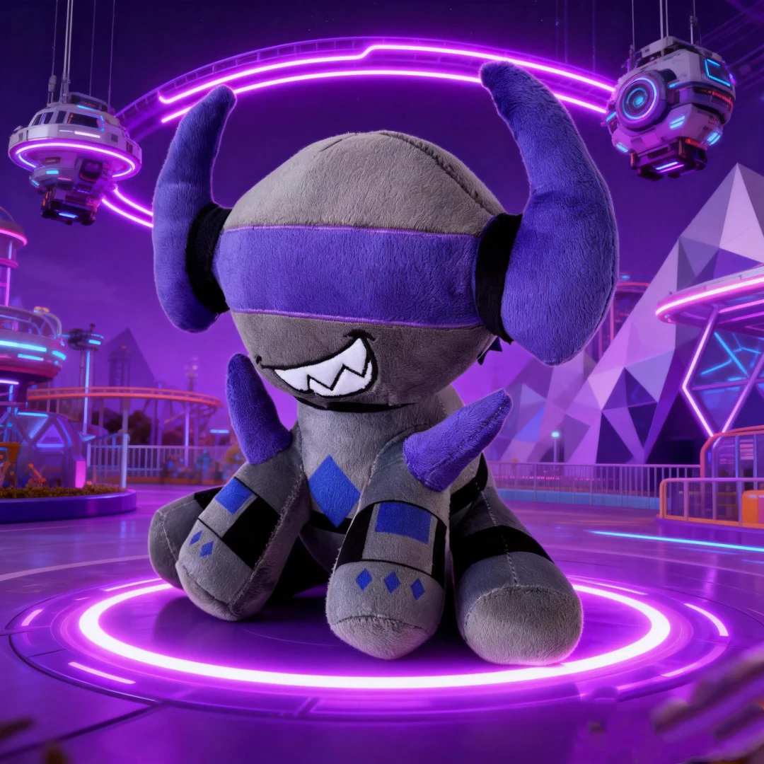 

Kawaii призрачная сломанная плюшевая игрушка, окружающая игра, плюшевые игрушки, детские игровые фанаты, подарки на Хэллоуин, Рождество, домашний декор